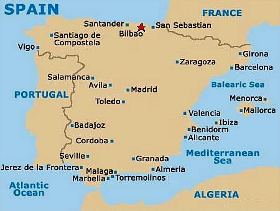 spain map