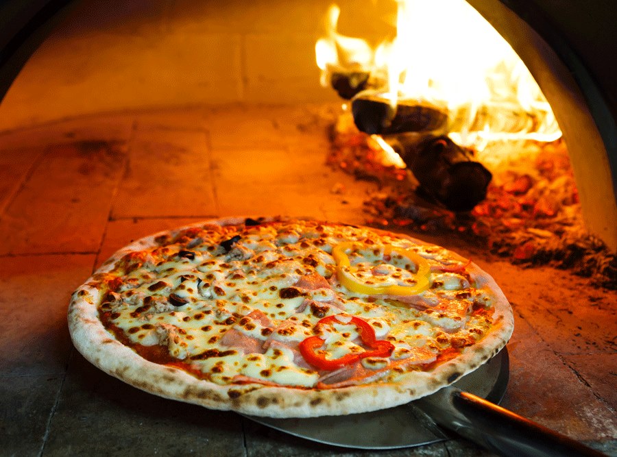 wood fired pizza