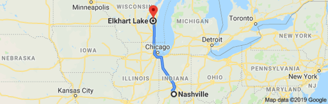 nashville to elkhart lake